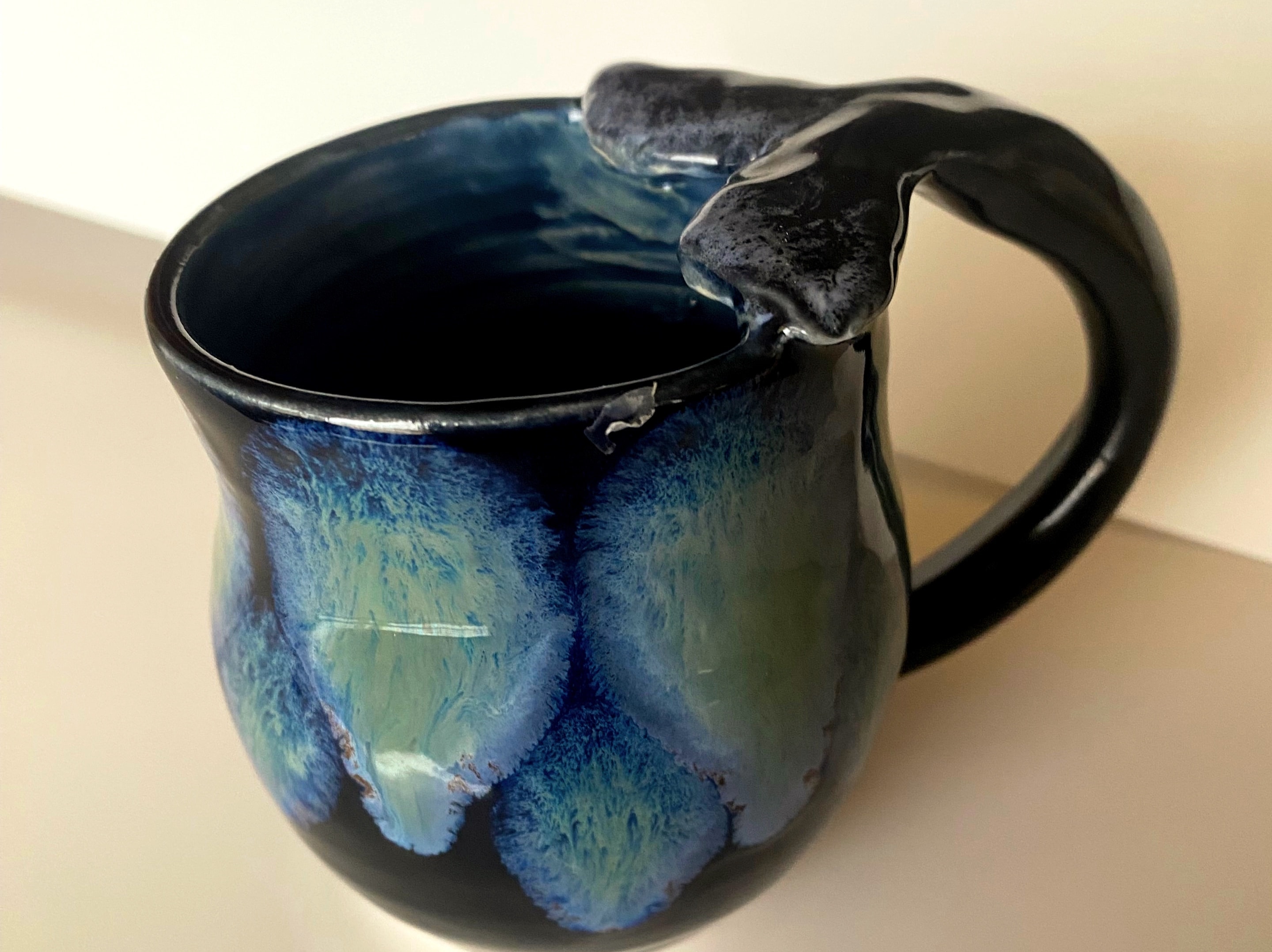 Hand-painted ceramic mug