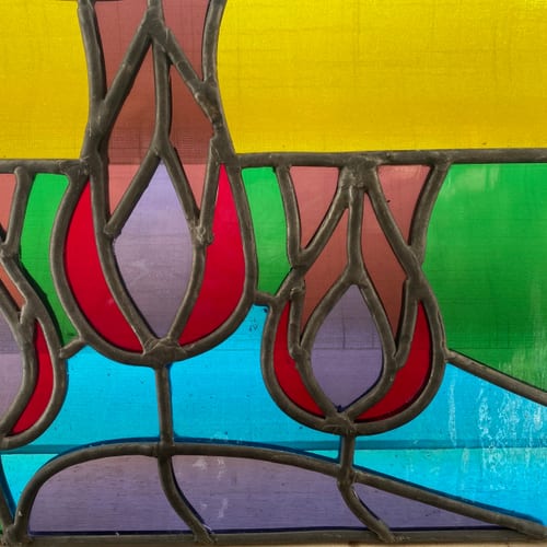 Stained Glass Panel