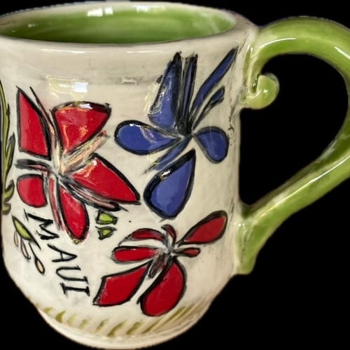 Handmade ceramic vase